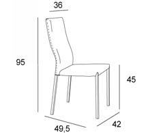 Medidas Silla Pandora