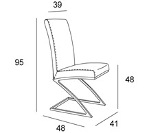 Medidas Silla Comedor Lola