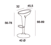 Medidas Taburete Kopa