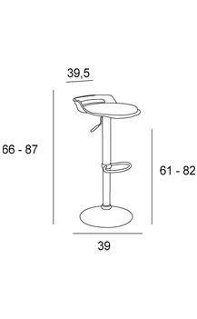 Medidas Taburete Ocean