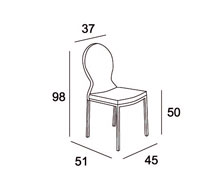 Medidas Silla Tapizada Frida