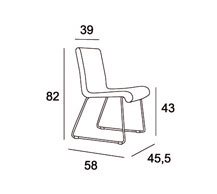 Medidas Silla Tapizada Roma