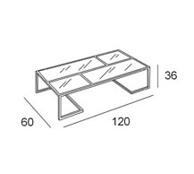 Medidas mesa centro mondrian