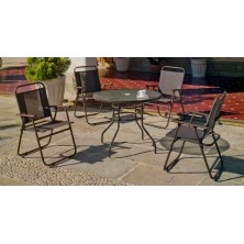 Mesa Macao 90 Bronce