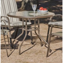 Mesa Macao 90 Bronce