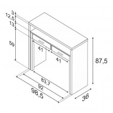 Escritorio Desplegable Canadian