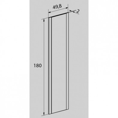 Espejo Mural Cabra Blanco 