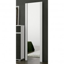 Espejo Mural Cabra Blanco 