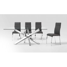 Mesa Comedor Milan Acero Inoxidable