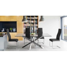 Mesa Comedor Milan Acero Inoxidable