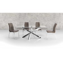 Mesa Comedor Milan Acero Inoxidable