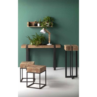 Consola Industrial 120x40 Madera de Abeto