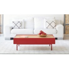 Mesa Centro Arista Burdeos