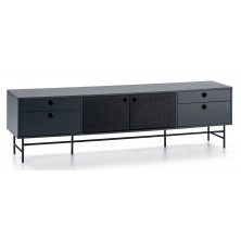 Mueble TV Punto Negro/Azul