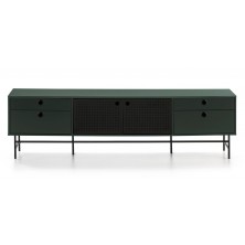Mueble TV Punto Negro/Verde