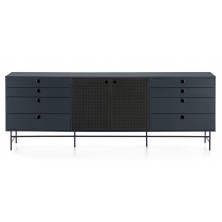 Aparador Punto Negro/Azul 212 Cm