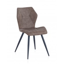 Silla Idustrial Tapizada Gris