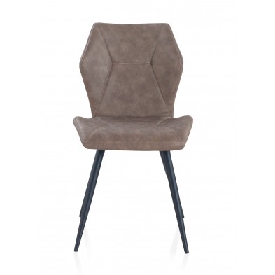 Silla Idustrial Tapizada Gris