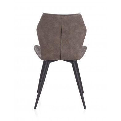 Silla Idustrial Tapizada Gris