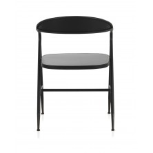 Sillón Metálico Industrial Negro 