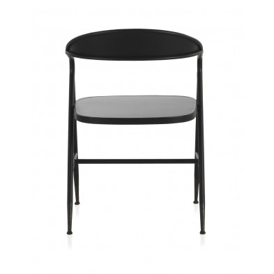 Sillón Metálico Industrial Negro 