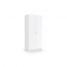 Armario 2 Puertas Low Cost Blanco 180X81X52