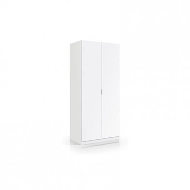Armario 2 Puertas Low Cost Blanco 180X81X52
