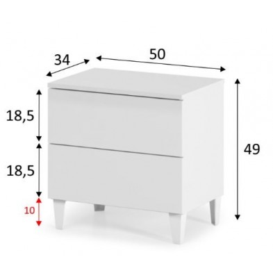 Mesita de noche Loft