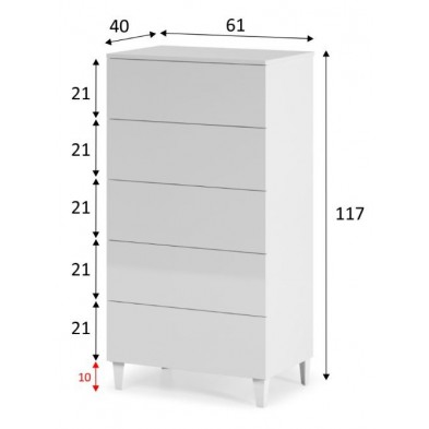 Sinfonier 5 Cajones Loft