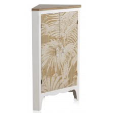 Mueble Rinconera Auxiliar Hojas Madera Abeto