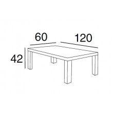 Mesa Centro Usuaya Roble Veteado Claro