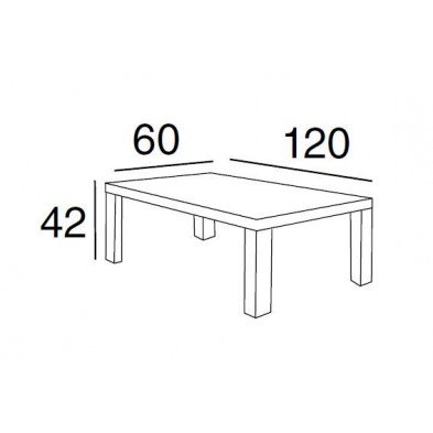 Mesa Centro Usuaya Roble Veteado Claro