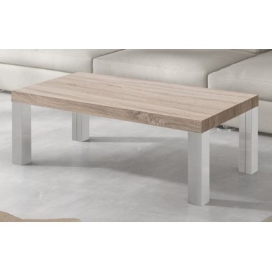 Mesa Centro Usuaya Roble Veteado Claro