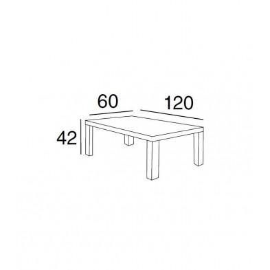 Mesa Centro Usuaya Gris Cerámico