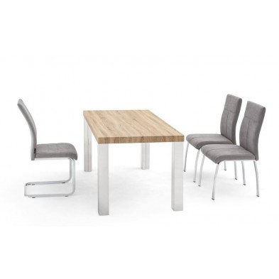 Mesa Samarkanda Roble Veteado Claro Mesa Samarkanda Roble Veteado Claro