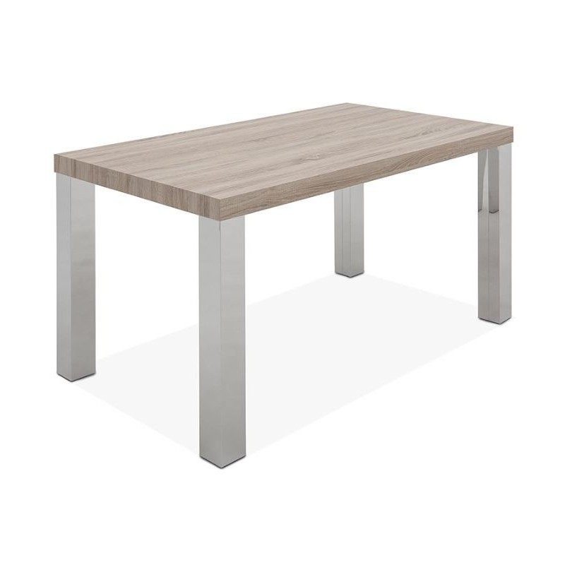 Mesa Samarkanda Roble Veteado Claro