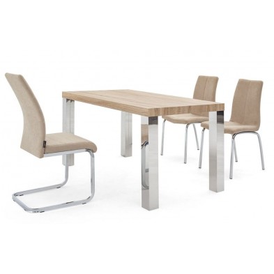 Mesa Samarkanda Roble Veteado Claro Mesa Samarkanda Roble Veteado Claro