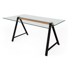 Mesa Cristal Adán Blanco Varias Medidas