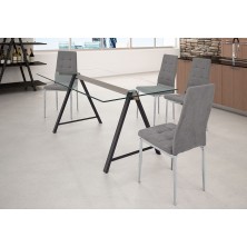 Mesa Cristal Adán Blanco Varias Medidas