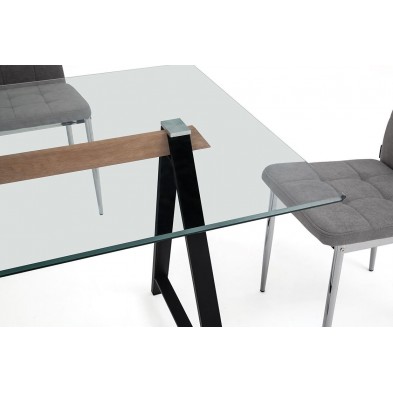 Mesa Cristal Adán Blanco Varias Medidas