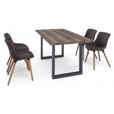 Mesa Roble Veteado Dubai Varias Medidas