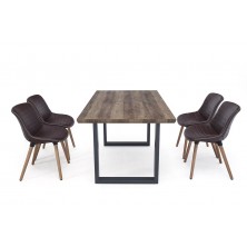 Mesa Roble Veteado Dubai Varias Medidas