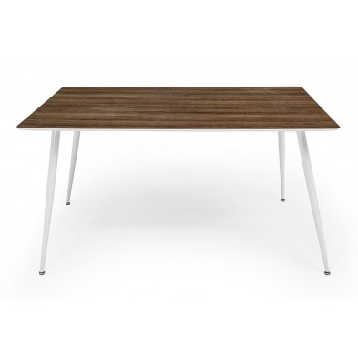 Mesa Comedor Panama Nogal/Blanco