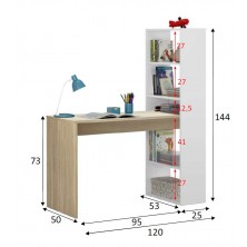 Escritorio con estantería Duplo