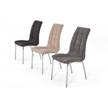 Silla Comedor Avatar Tapizada Gris Marengo