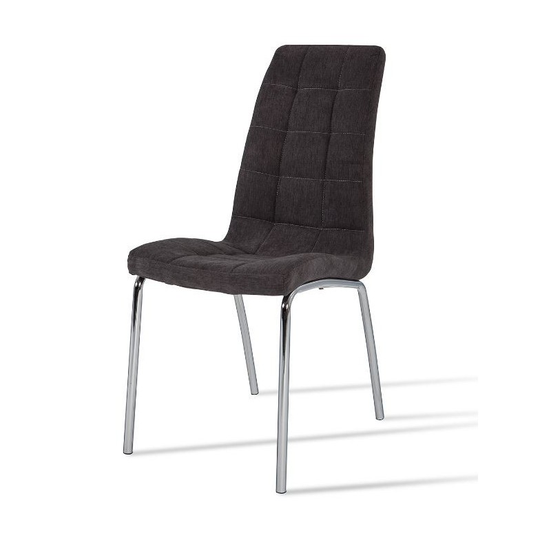 Silla Comedor Avatar Tapizada Gris Marengo