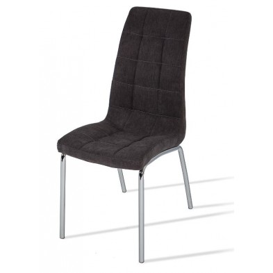 Silla Comedor Avatar Tapizada Gris Marengo