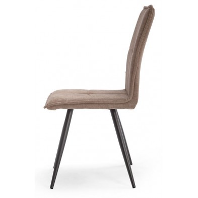 Silla Comedor Candela Tapizada Visón