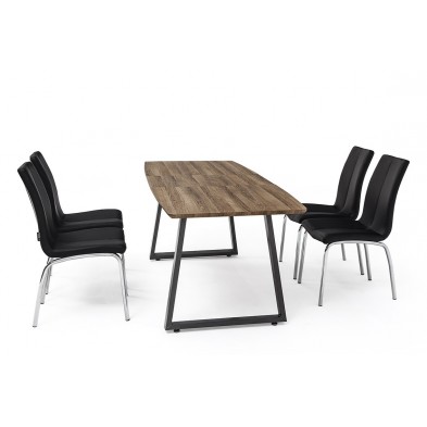 Mesa Comedor Poe Patas Blancas