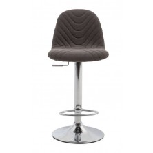 Taburete Freddy Tapizado Gris Marengo